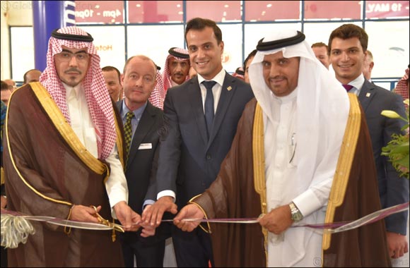 His Highness Prince Abdullah Bin Saud Bin Mohammed Bin Abdul Aziz Al Saud, Chairman of the Tourism Committee in Jeddah, opens The Hotel Show Saudi Arabia 2016