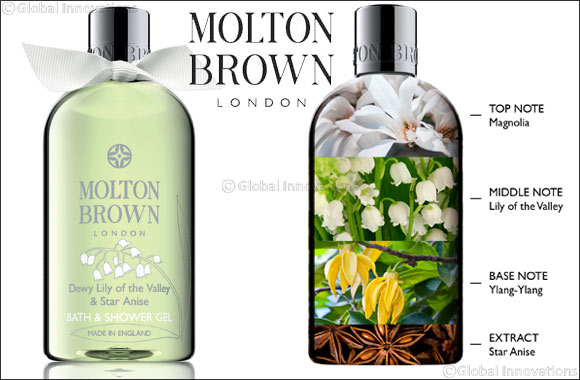 Molton Brown Launches the Spring Collection Dewy Lily of the Valley & Star Anise London via Cornwall