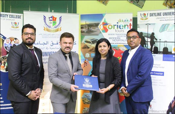 Skyline University College Signed a MOU with Orient Tours LLC
