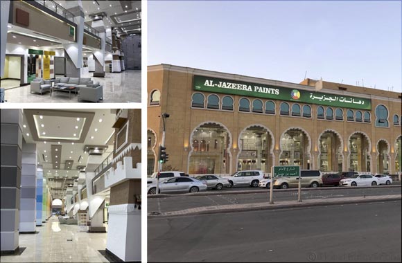 Inaugurating the First Showroom of Al-Jazeera paints in 2018 at AL-Nasim District in Riyadh