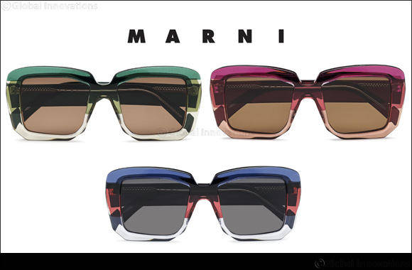 Marni Introduces Marni Rothko,  A 7-layer Acetate Frame With a Vivid, New Color Palette