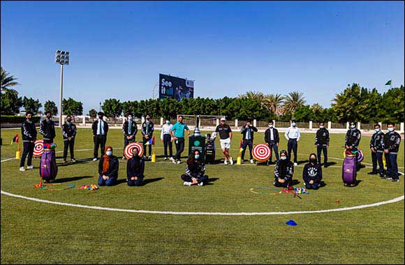 Superstar Golfers Graeme McDowell and Patrick Reed Wrap-Up the Saudi International Trophy Tour with 300-Pupil Golf Lesson in KAEC School