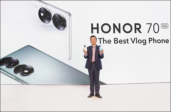 HONOR Unveiled the Iconic HONOR 70 5G, Delivering Industry's First Solo Cut Vlog Mode and Exceptional Vlogging Experience