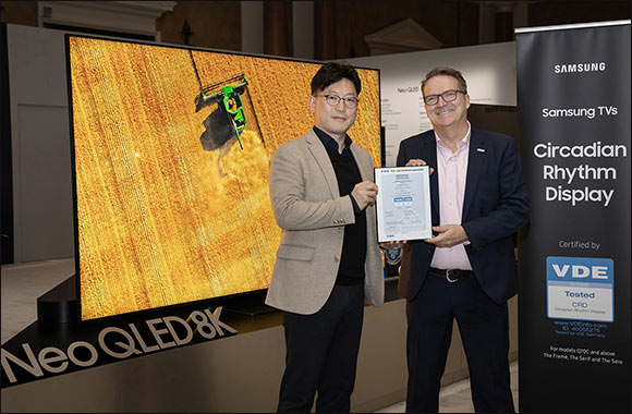 Samsung's 2023 Neo QLED and Lifestyle TVs Certified as First Screens to Reconnect Users with Their Circadian Rhythm