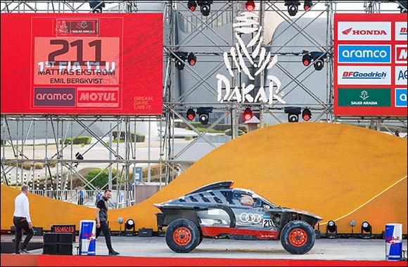 Team Audi Sport with Good Individual Results and a Few Setbacks at Dakar Rally