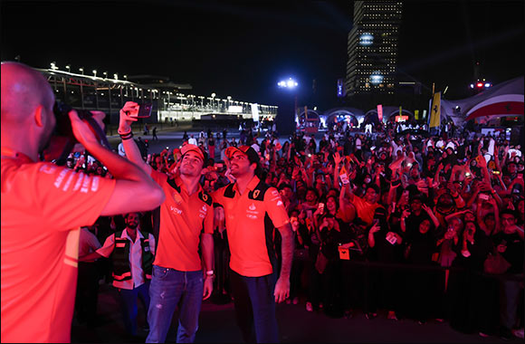 Charles Leclerc and Carlos Sainz bring the Noise at the Ferrari Fest in Jeddah