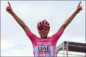 Pogačar triumphs on Queen stage of Giro D'Italia