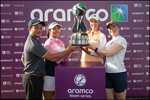 Australia's Whitney Hillier Captains Team to victory at the Aramco Team Series  Bangkok; Patty Tavatanakit leads by two going into Final Day of Individual contest