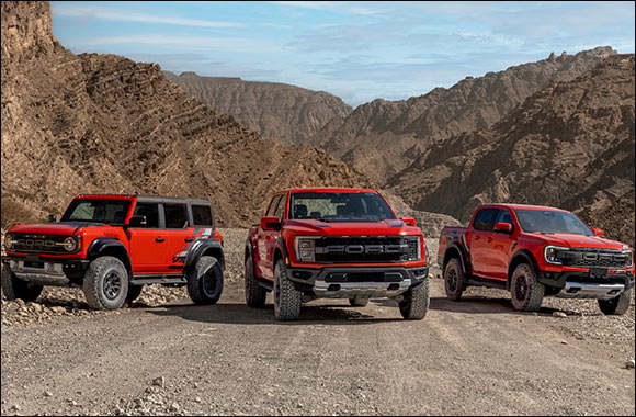 Raptor Land' Middle East Becomes First Region to Welcome All Three of Ford's Off-Road Performance Beasts