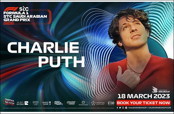 Charlie Puth Joins the Formula 1 STC Saudi Arabian Grand Prix 2023  Weekend Line-up