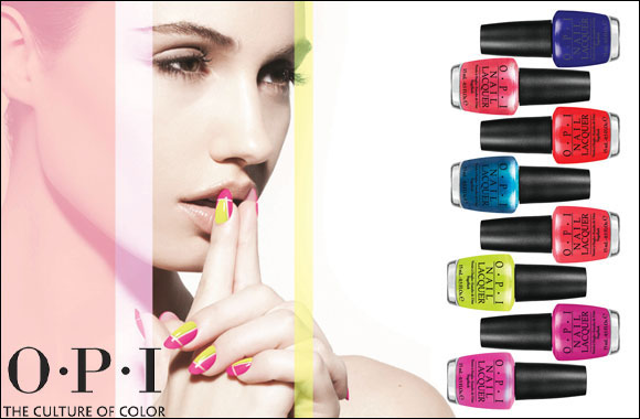 Light up your nail look with the new brights collection by OPI