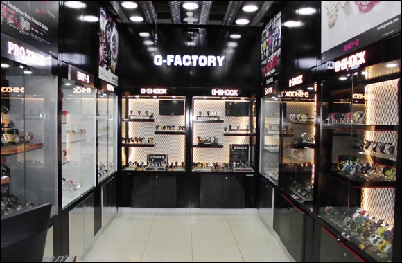Casio and Abbar Inaugurate G-Factory's Latest Outlet at Al Medina Al Munawarra