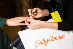 SALLY HANSEN'S nude nails are fresh and natural at STELLA McCARTNEY'S summer 2016 fashion show in PARIS OPERA