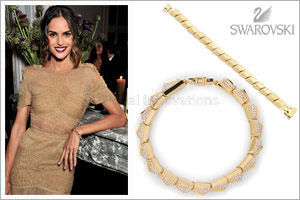 Izabel Goulart selects Swarovski at the Vogue Brazil Dinner in Paris