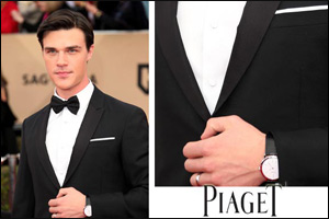 Finn Wittrock wears Piaget to the Screen Actors Guild Awards
