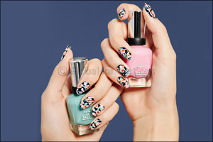 Sally Hansen: Summer Nail Trend by Madeline Poole: Tiny Floral