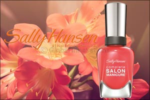 SALLY HANSEN presents the COLOR of the MONTH - August: Complete Salon Manicure “Kook a Mango”