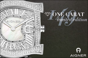 AIGNER ONE CARAT Limited Edition Diamond Collection available at Paris Gallery