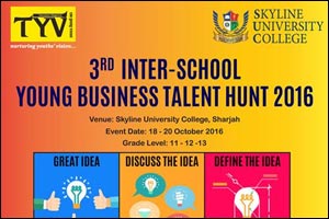 Skyline University College (SUC) to Host the 3rd Inter-School Young Business Talent Hunt 2016