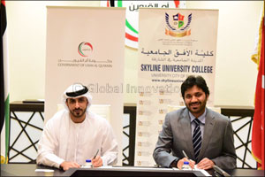 Skyline University College (SUC) Signed a MOU with Government of Umm Al Quwain Executive Council