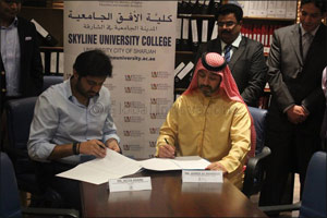 Skyline University College (SUC) Signed an MOU with Ajman Tourism Development Department