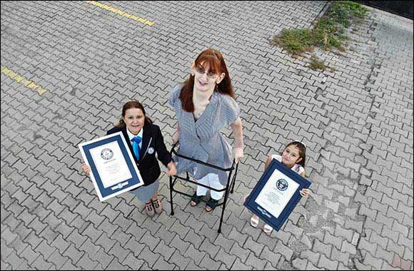 TURKEY'S Rumeysa Gelgi is warded GUINNESS WORLD RECORDS� Title for Tallest Woman Living with a Height of 215.16cm (7ft 0.7in)