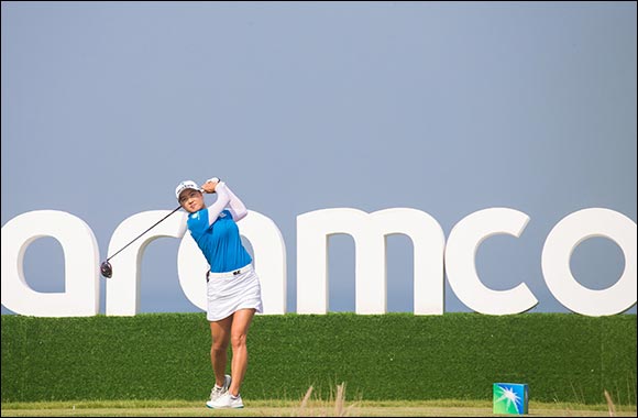 Alice in Wonderland! England's Hewson Storms into Halfway Lead at the Aramco Saudi Ladies International