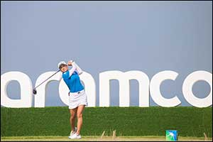 Alice in Wonderland! England's Hewson Storms into Halfway Lead at the Aramco Saudi Ladies International