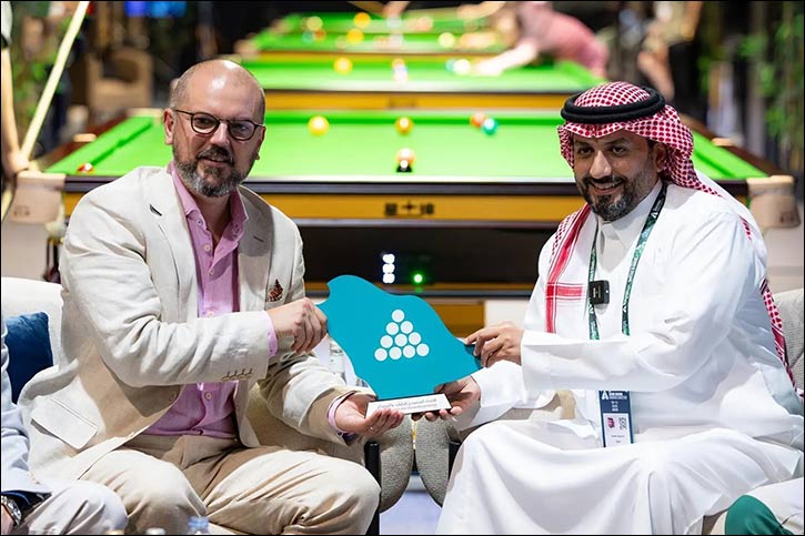 Saudi Billiards, Snooker Federation Unveils New Official Logo Ahead of World Masters Snooker Championship