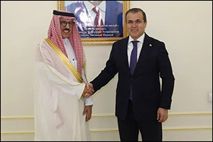 Saudi Ambassador Meets with Tajikistan State Committee on Investment Chairman