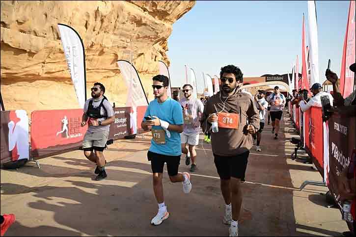 Over 500 Runners from Saudi Arabia and Beyond Brave the Challenge at AlUla Desert Blaze