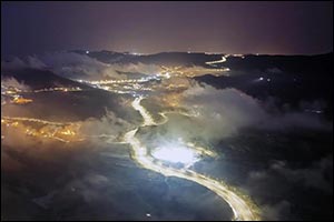 Aseer Cities on the Sarawat Mountains: Artistic Paintings Draped in Fog