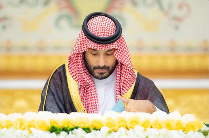 HRH the Crown Prince Chairs Cabinet Session in Riyadh