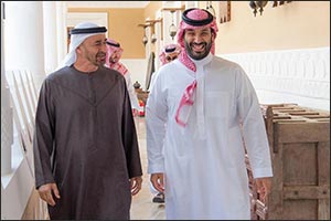 HRH the Crown Prince, UAE President Discuss Relations and Palestine Developments