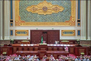 On Behalf of Custodian of the Two Holy Mosques, HRH Crown Prince Inaugurates 2nd Year of 9th Session of Shura Council