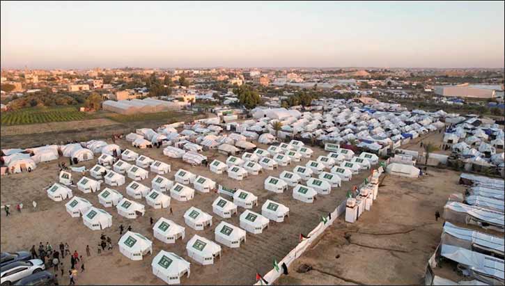 KSrelief Expands Aid Efforts with New Camp for Families in Gaza