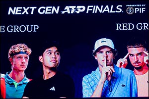 Draw ceremony reveals player match-ups for 2025 next gen ATP finals presented by PIF