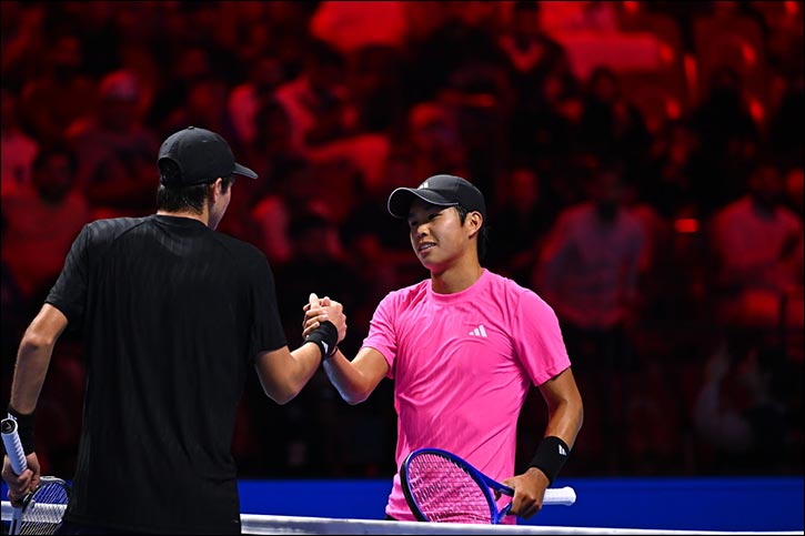 Next gen atp finals presented by pif get underway with a spectacle of top-class tennis in jeddah