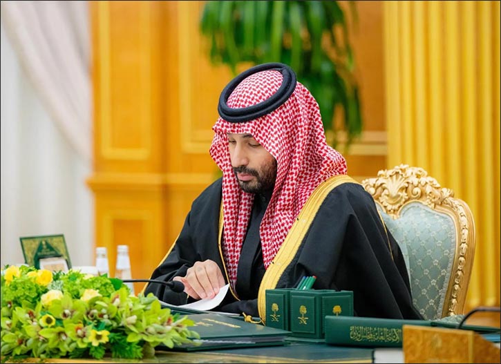 HRH the Crown Prince Chairs Cabinet Session in Riyadh