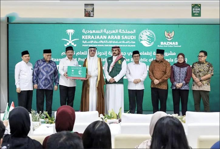 KSrelief Launches Food Project in Indonesia