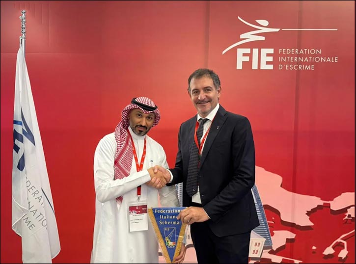 Saudi Fencing Federation Renews Cooperation Agreement with Italian Counterpart