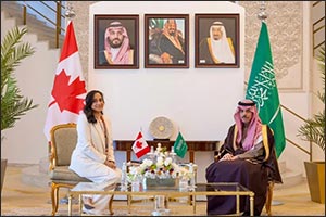 Foreign Minister Receives Canadian Counterpart