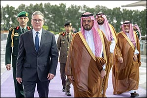UK Prime Minister Arrives in Jeddah