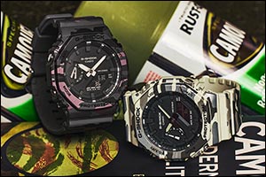 G-SHOCK Introduces the GA-2100CM Series with Original Camouflage Design