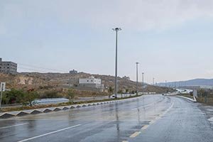 Rainfall in Al-Baha Region