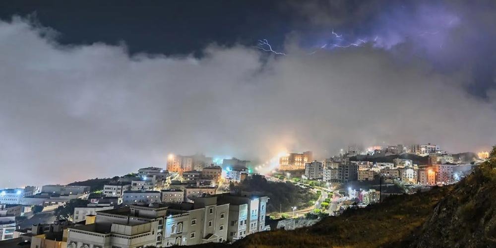 Fall Fog Enhances Al-Baha’s Natural Beauty