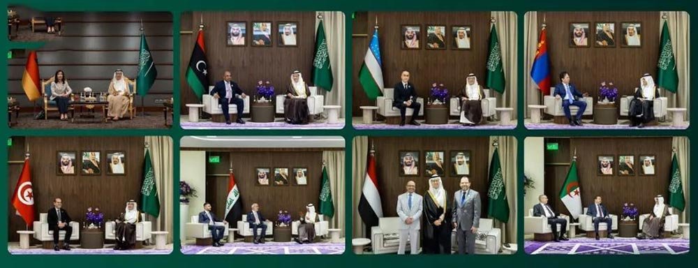 Minister of Energy and Minister of Industry and Mineral Resources Meets Ministers from Friendly Countries to Discuss Cooperation