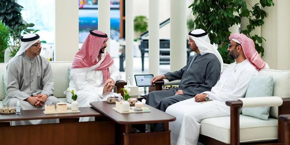 Upon Saudi Leadership's Directives, Defense Minister Meets UAE President