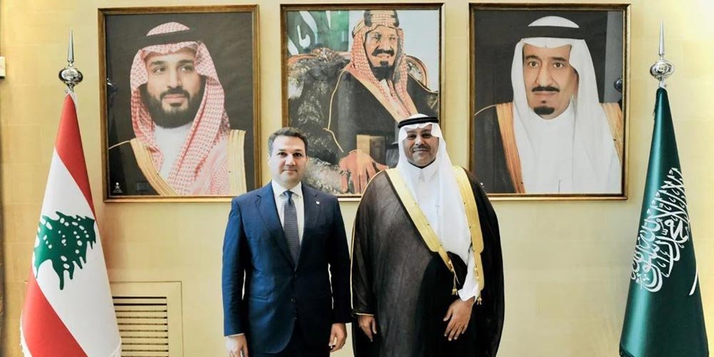 Saudi Ambassador to Lebanon Receives Two Lebanese Members of Parliament