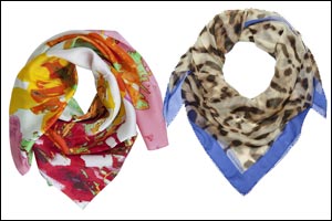 Vince Camuto Beguiles with Silken Scarves